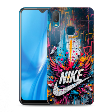 Силиконовый чехол на Vivo Y11 с принтом Nike Найк