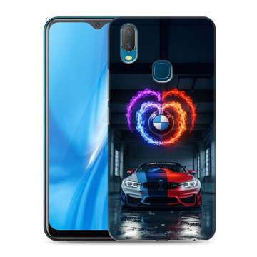 Силиконовый чехол на Vivo Y11 с принтом BMW БМВ