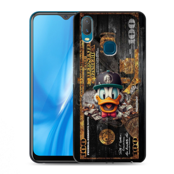 Силиконовый чехол на Vivo Y11 с принтом Дональд Дак Доллар