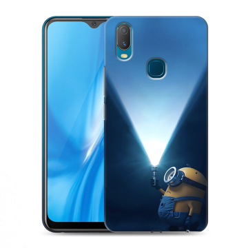 Силиконовый чехол на Vivo Y11 с принтом Миньоны