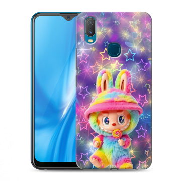 Силиконовый чехол на Vivo Y11 с принтом Labubu Лабубу
