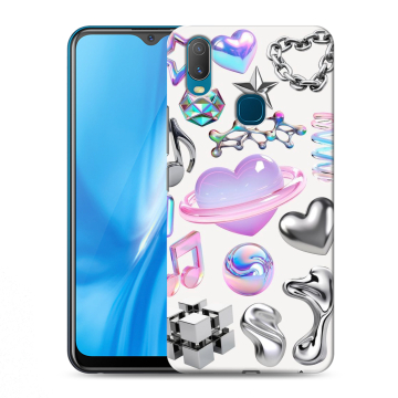 Силиконовый чехол на Vivo Y11 с принтом Y2K