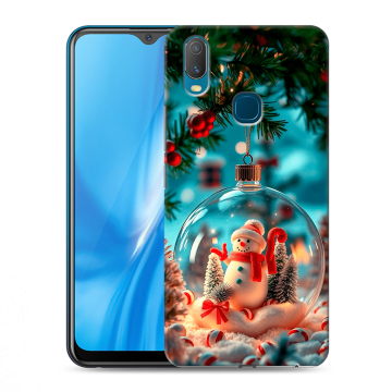 Силиконовый чехол на Vivo Y11 с принтом Новый год
