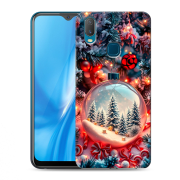 Силиконовый чехол на Vivo Y11 с принтом Новый год