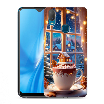 Силиконовый чехол на Vivo Y11 с принтом Новый год