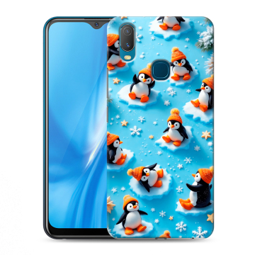 Силиконовый чехол на Vivo Y11 с принтом Новый год