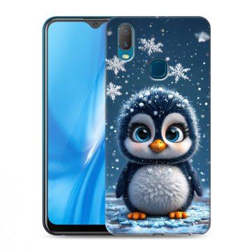 Силиконовый чехол на Vivo Y11 с принтом Новый год