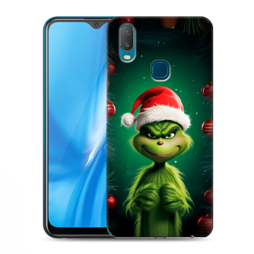 Силиконовый чехол на Vivo Y11 с принтом Гринч Новый год Рождество