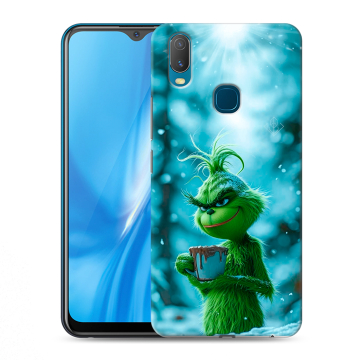 Силиконовый чехол на Vivo Y11 с принтом Новый год гринч
