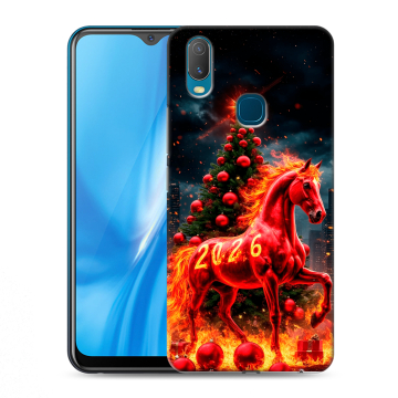Силиконовый чехол на Vivo Y11 с принтом Новый год