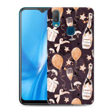Силиконовый чехол на Vivo Y11 с принтом Новый год
