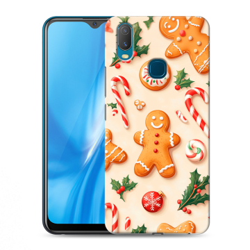 Силиконовый чехол на Vivo Y11 с принтом Новый год