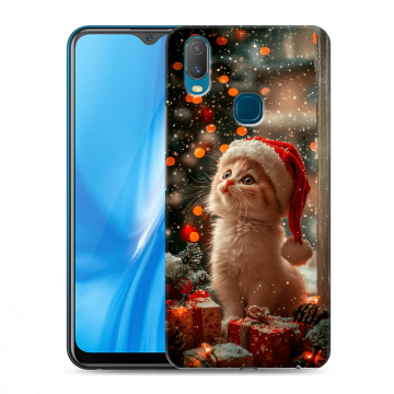 Силиконовый чехол на Vivo Y11 с принтом Новый год