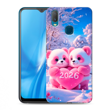Силиконовый чехол на Vivo Y11 с принтом Новый год
