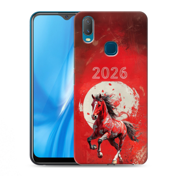 Силиконовый чехол на Vivo Y11 с принтом Новый год