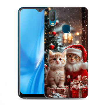 Силиконовый чехол на Vivo Y11 с принтом Новый год