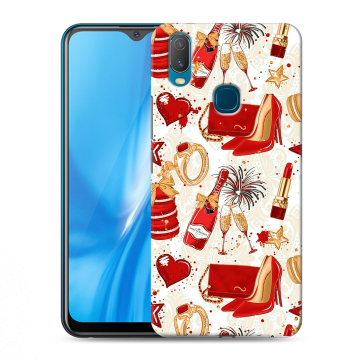 Силиконовый чехол на Vivo Y11 с принтом Новый год