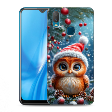 Силиконовый чехол на Vivo Y11 с принтом Новый год