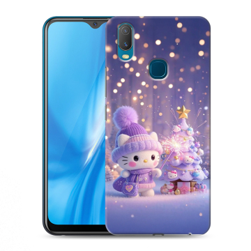 Силиконовый чехол на Vivo Y11 с принтом Новый год
