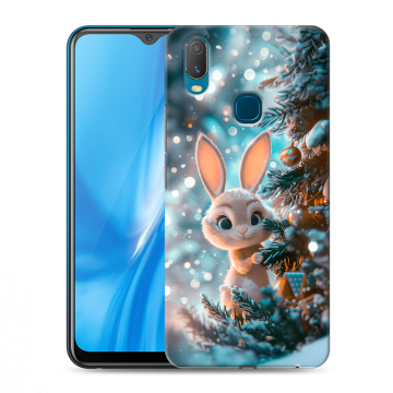 Силиконовый чехол на Vivo Y11 с принтом Новый год