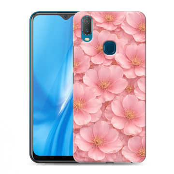 Силиконовый чехол на Vivo Y11 с принтом женский
