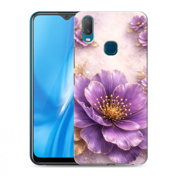 Силиконовый чехол на Vivo Y11 с принтом женский