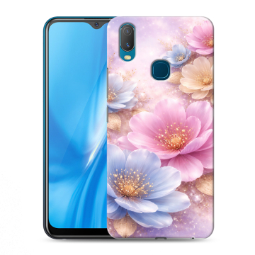 Силиконовый чехол на Vivo Y11 с принтом женский