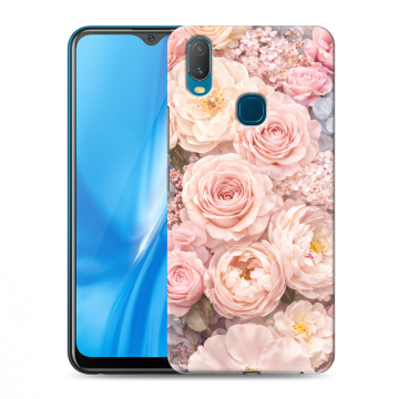 Силиконовый чехол на Vivo Y11 с принтом женский