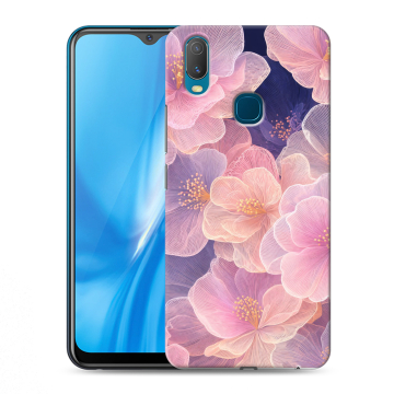 Силиконовый чехол на Vivo Y11 с принтом женский