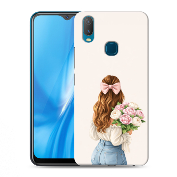 Силиконовый чехол на Vivo Y11 с принтом женский