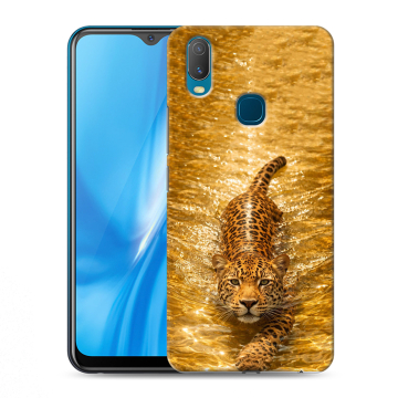 Силиконовый чехол на Vivo Y11 с принтом женский