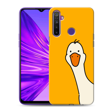 Силиконовый чехол на Realme 5 с принтом Утка