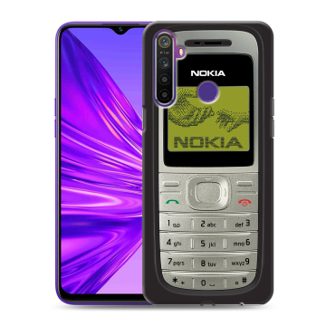 Силиконовый чехол на Realme 5 с принтом Ретро Нокия Силиконовый чехол на Realme 5 с принтом Ретро Нокия
