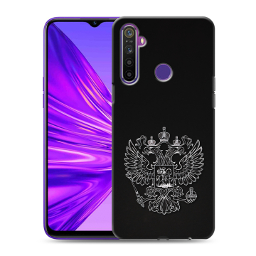 Силиконовый чехол на Realme 5 с принтом Герб России Силиконовый чехол на Realme 5 с принтом Герб России