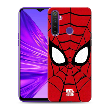 Силиконовый чехол на Realme 5 с принтом человек паук spiderman