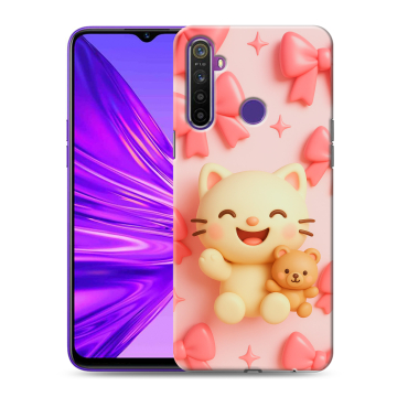 Силиконовый чехол на Realme 5 с принтом для девочек Силиконовый чехол на Realme 5 с принтом для девочек