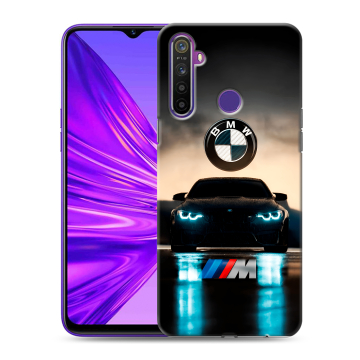 Силиконовый чехол на Realme 5 с принтом БМВ BMW