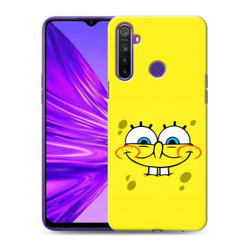 Силиконовый чехол на Realme 5 с принтом спанчбоб спанч боб Силиконовый чехол на Realme 5 с принтом спанчбоб спанч боб