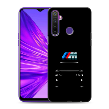 Силиконовый чехол на Realme 5 с принтом БМВ BMW