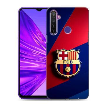 Силиконовый чехол на Realme 5 с принтом Барселона Barcelona