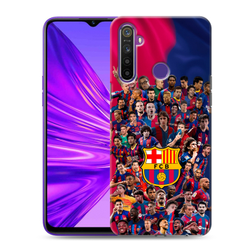 Силиконовый чехол на Realme 5 с принтом Барселона Barcelona Силиконовый чехол на Realme 5 с принтом Барселона Barcelona