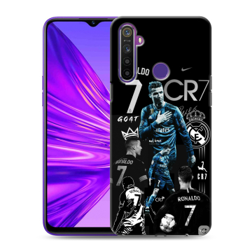 Силиконовый чехол на Realme 5 с принтом Реал Роналдо Силиконовый чехол на Realme 5 с принтом Реал Роналдо
