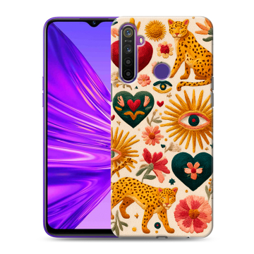 Силиконовый чехол на Realme 5 с принтом Модный принт Силиконовый чехол на Realme 5 с принтом Модный принт