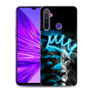 Силиконовый чехол на Realme 5 с принтом Король лев Силиконовый чехол на Realme 5 с принтом Король лев