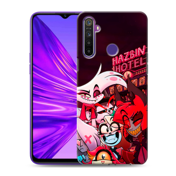 Силиконовый чехол на Realme 5 с принтом Hazbin Hotel Отель Хазбин Силиконовый чехол на Realme 5 с принтом Hazbin Hotel Отель Хазбин