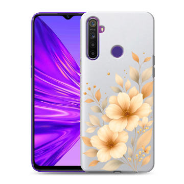Силиконовый чехол на Realme 5 с принтом для девушки Силиконовый чехол на Realme 5 с принтом для девушки