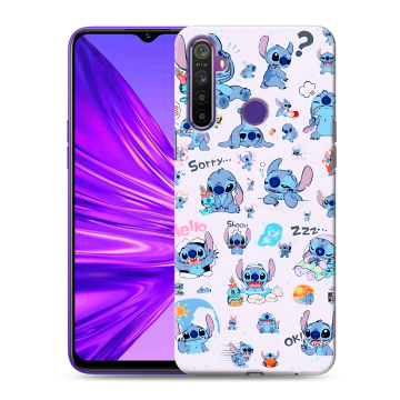 Силиконовый чехол на Realme 5 с принтом Лило и Стич Силиконовый чехол на Realme 5 с принтом Лило и Стич