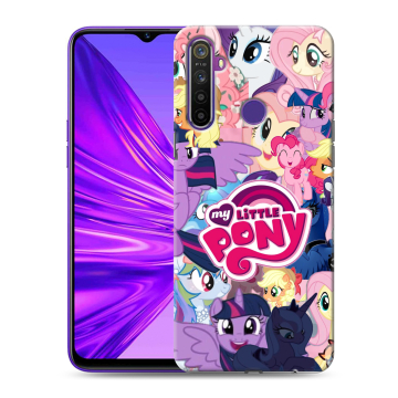 Силиконовый чехол на Realme 5 с принтом My little pony Дружба чудо Силиконовый чехол на Realme 5 с принтом My little pony Дружба чудо