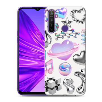 Силиконовый чехол на Realme 5 с принтом Y2K Силиконовый чехол на Realme 5 с принтом Y2K