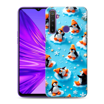 Силиконовый чехол на Realme 5 с принтом Новый год Силиконовый чехол на Realme 5 с принтом Новый год